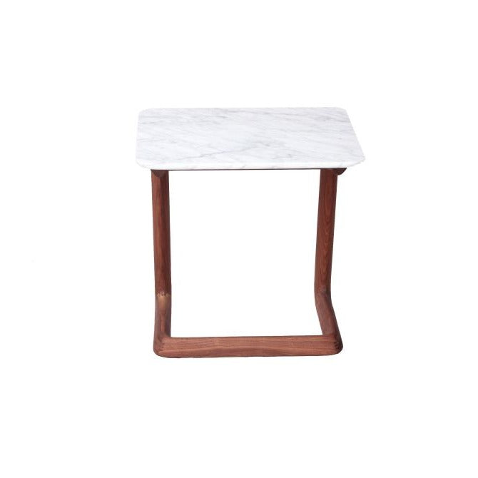 Fidelio Style Rectangular Side Table - Marble