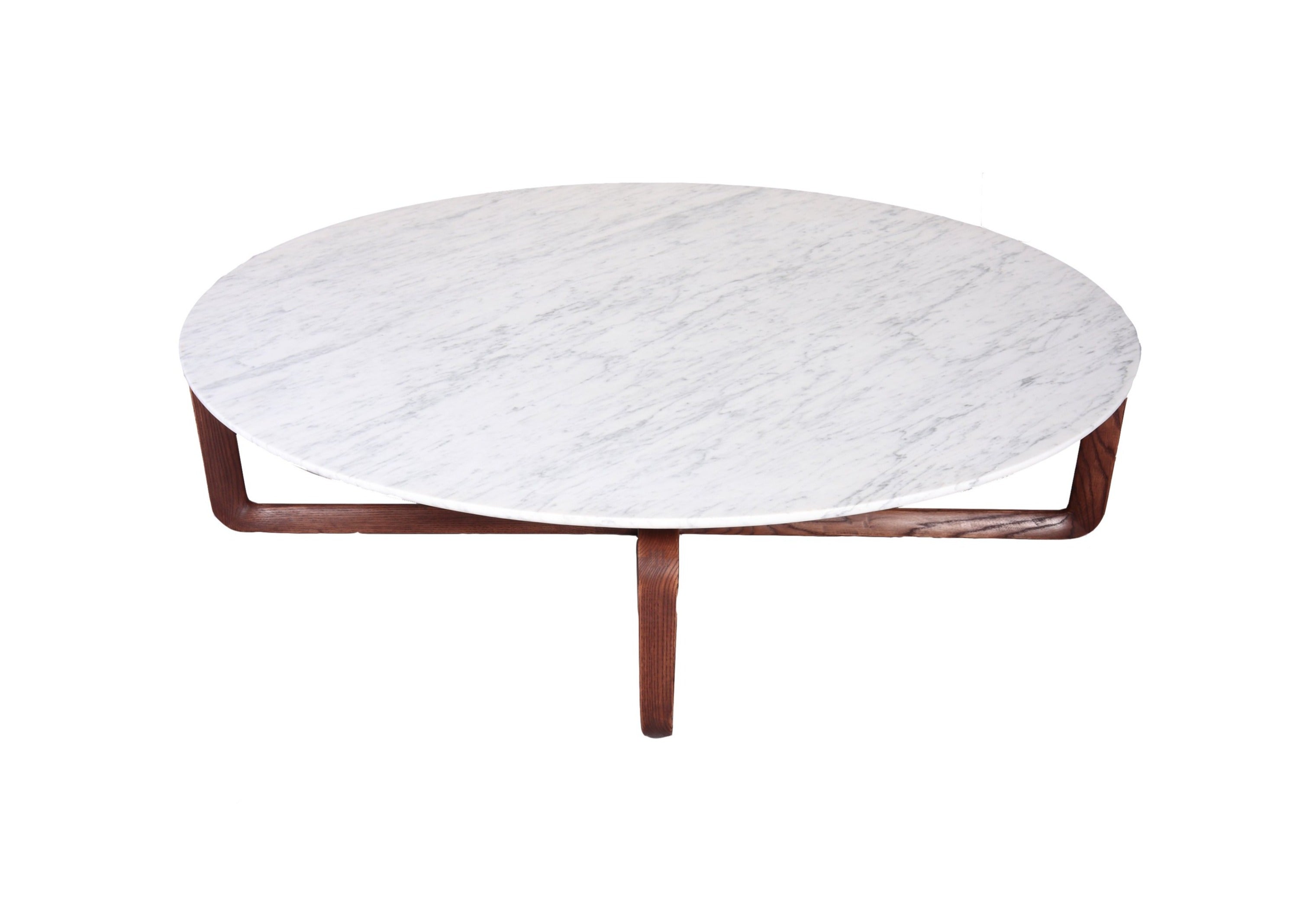 Fidelio Style Round Low Table - Marble