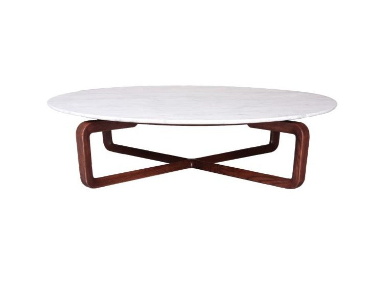 Fidelio Style Round Low Table - Marble