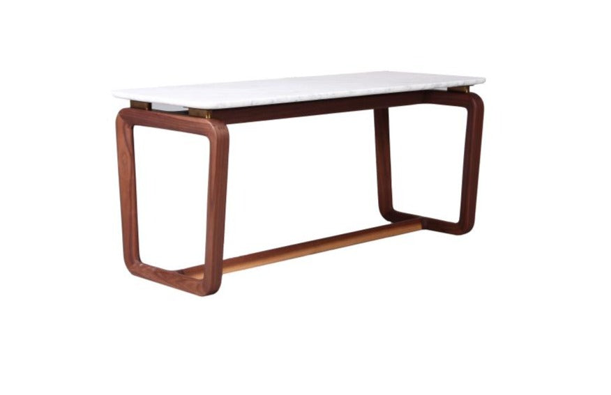 Fidelio Style Rectangular Low Table - Marble