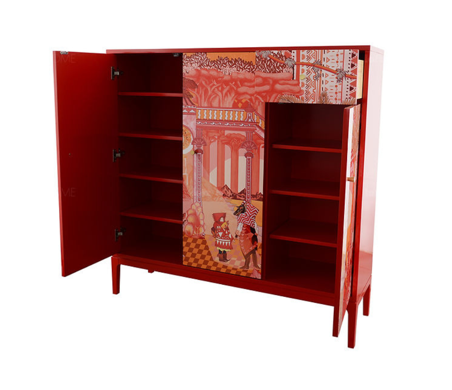 Red Magic Cabinet Tall