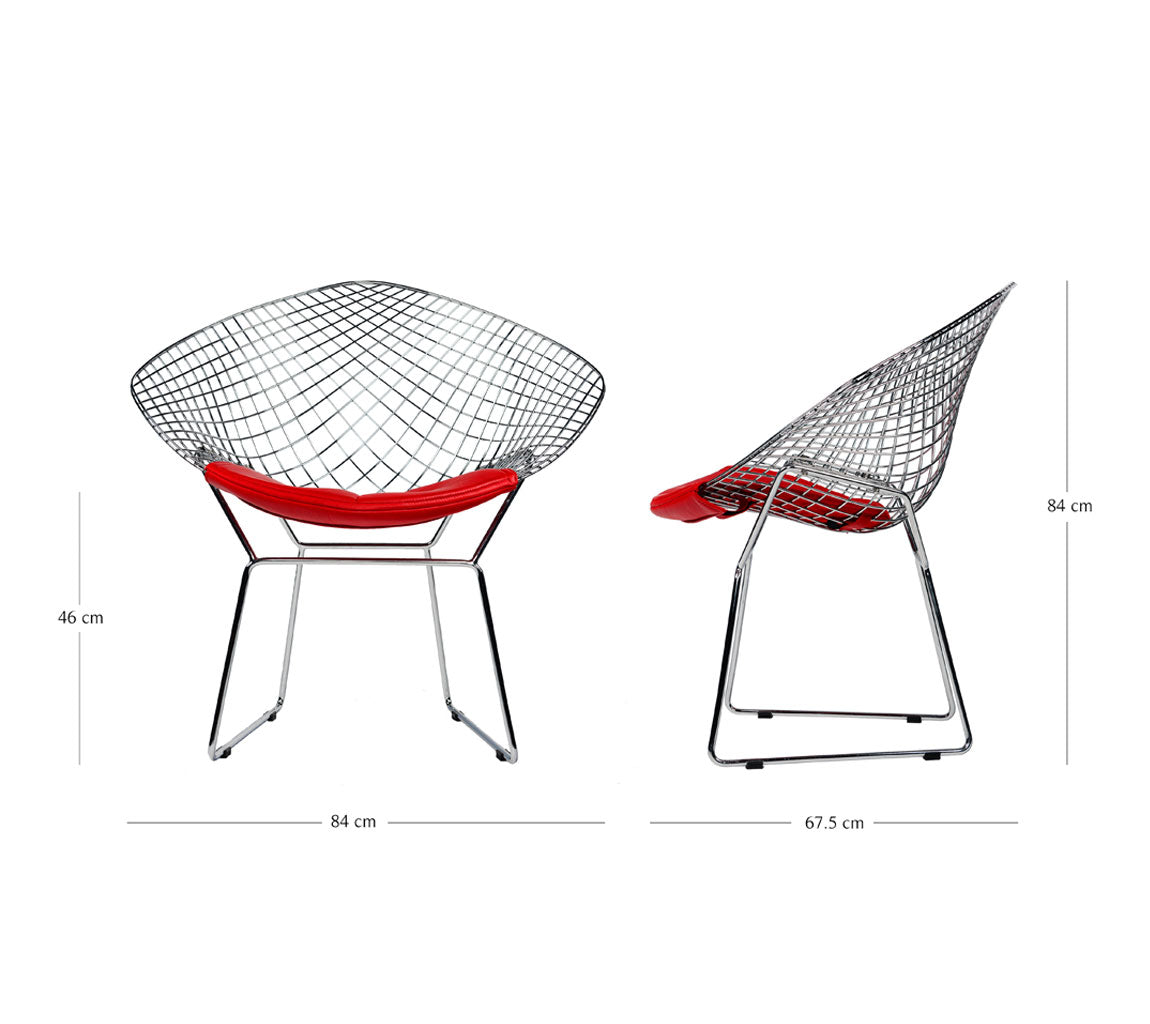 Harry Bertoia Style Diamond Chair