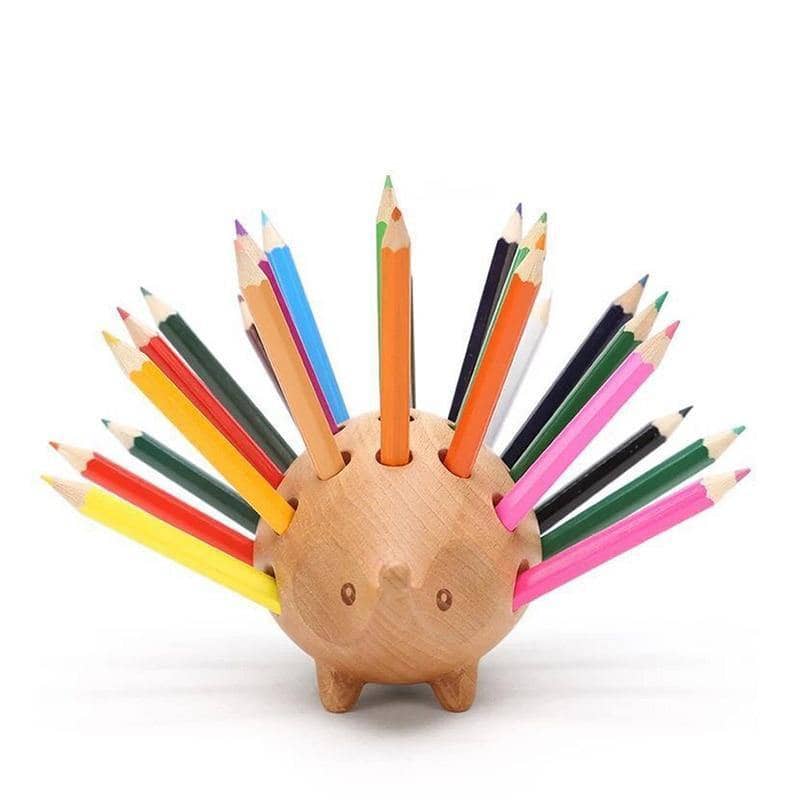 Hedgehog Haven Pen Holder: Cute and Stylish Desk Decor for Animal Lovers