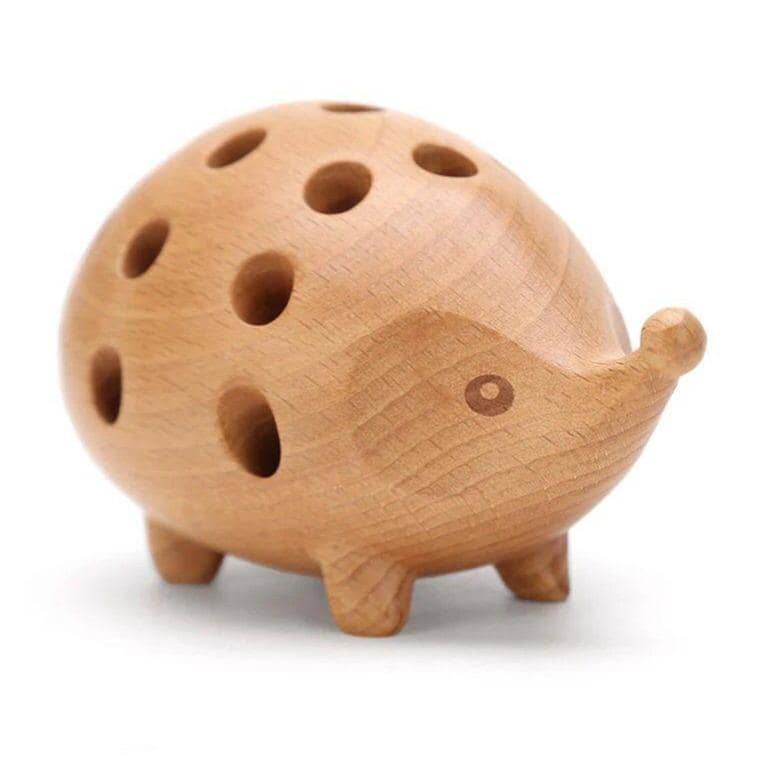 Hedgehog Haven Pen Holder: Cute and Stylish Desk Decor for Animal Lovers