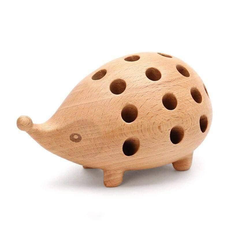 Hedgehog Haven Pen Holder: Cute and Stylish Desk Decor for Animal Lovers