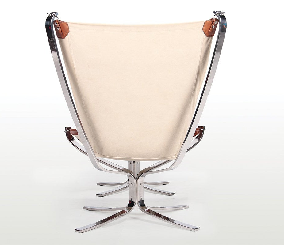 Falcon Style Lounge Chair and Ottoman