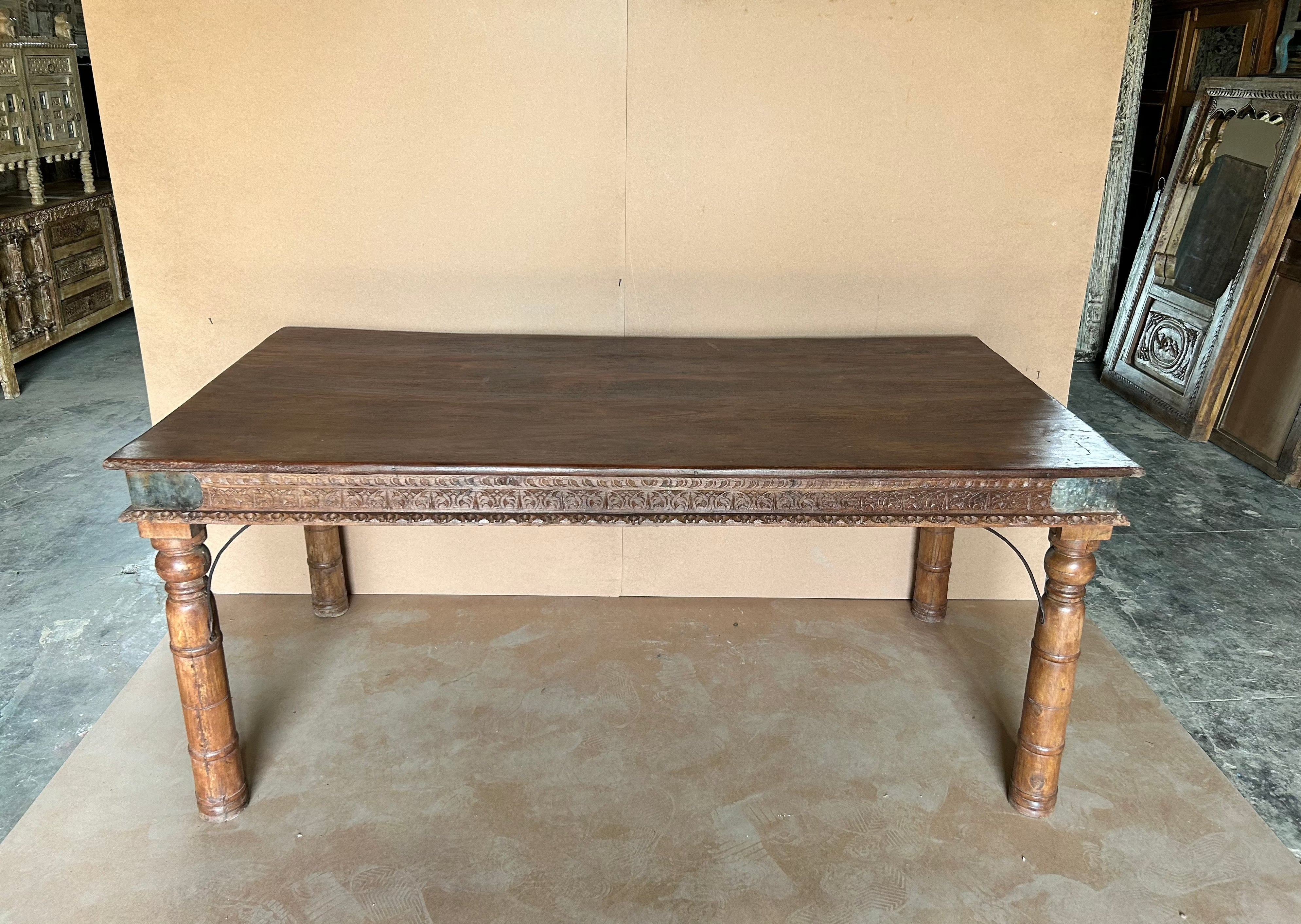 Wooden Dining Table SK01 (W175 X D89 X H76 cm)