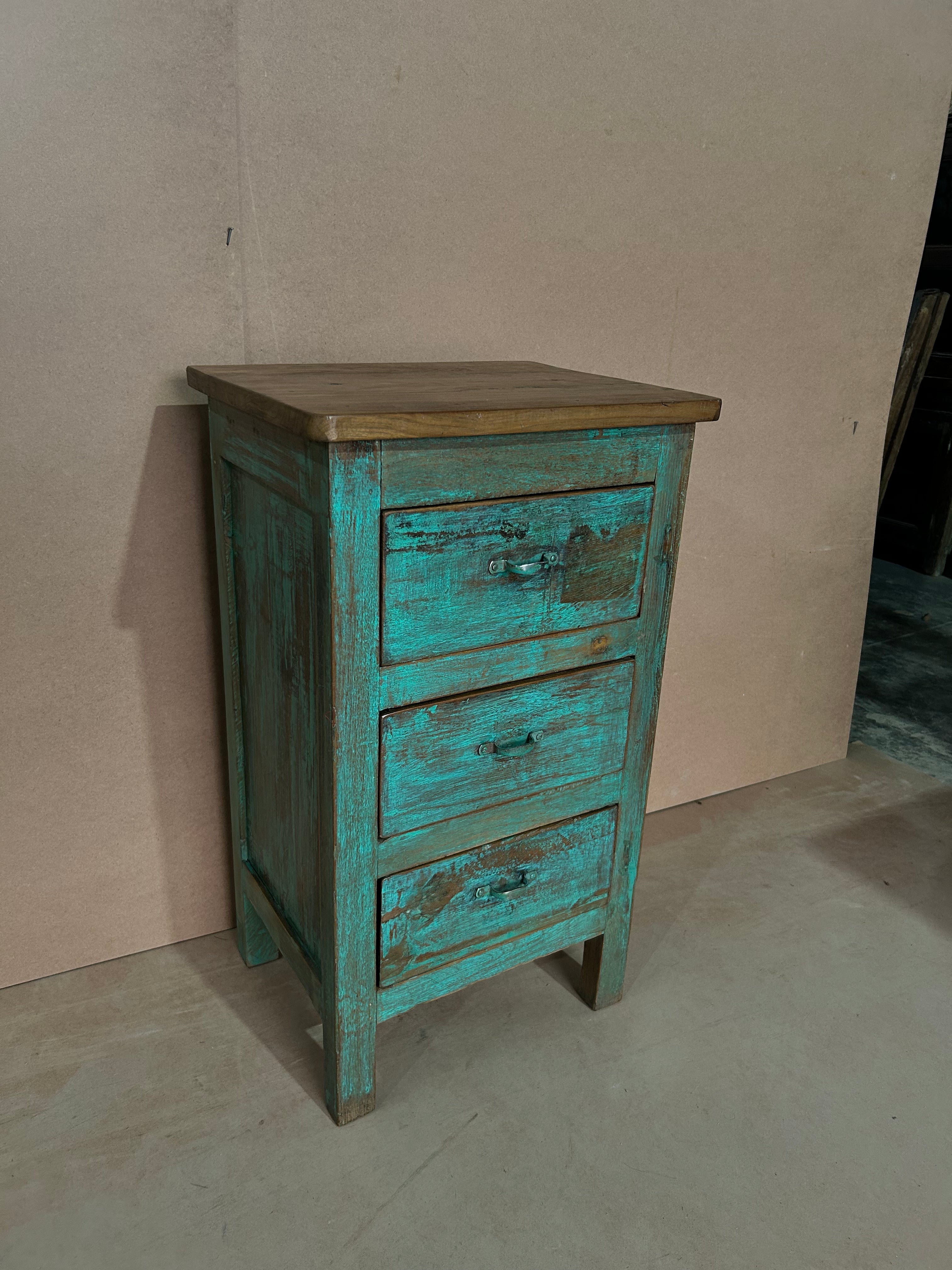 Wooden Bedside Table MH09 (43W x 42D x 76H cm)