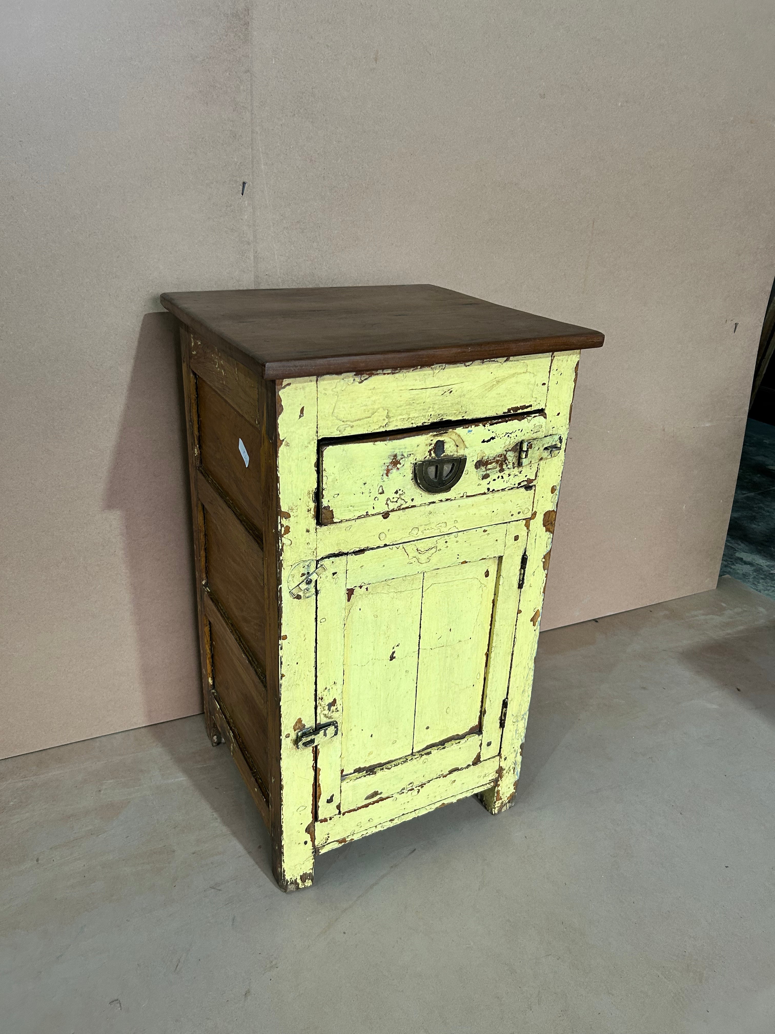 Wooden Bedside Table MH09 (43W x 42D x 76H cm)