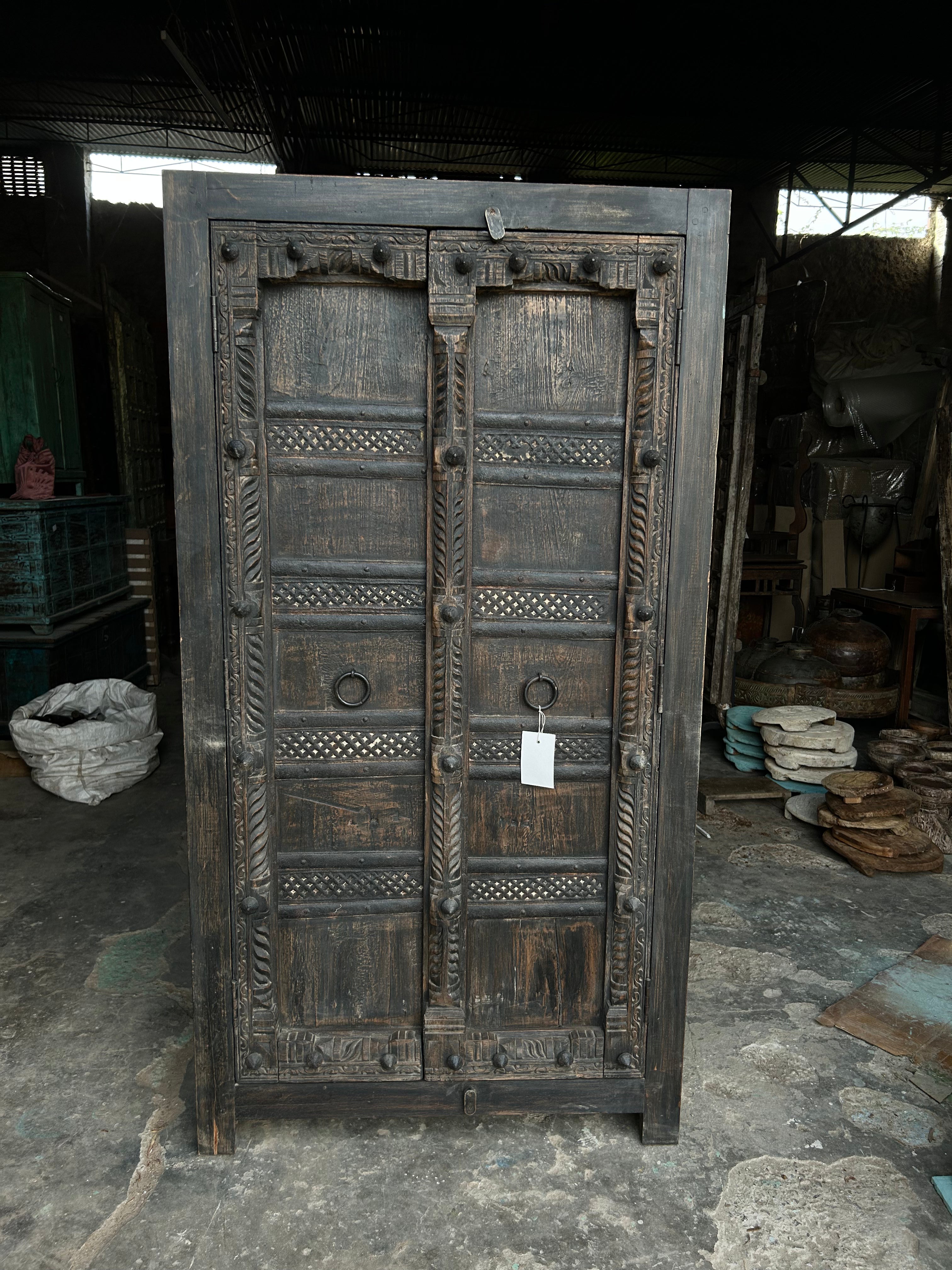 Wooden Cabinet SC04 (W80 X D41 X H153 cm)