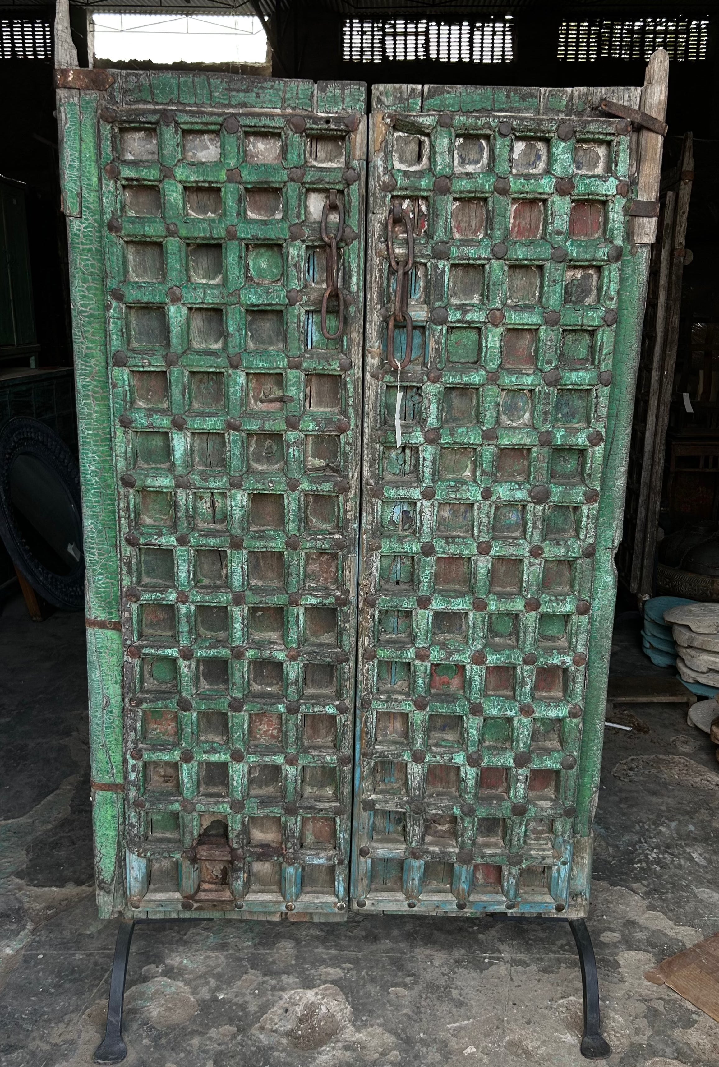 Wooden Door SC01 (W97 x D46 x H178 cm)