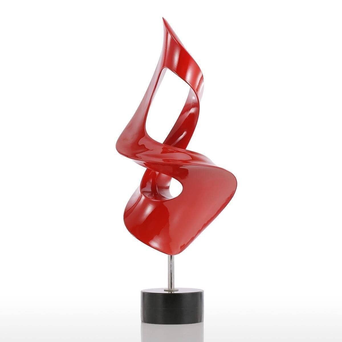 Illuminate Your Space with 3D Torch Sculpture - Abstract Home Decor