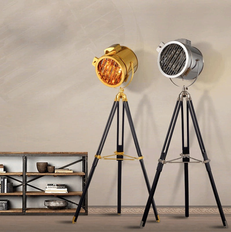 Industrial Tripod Lamp - Bold Modernity