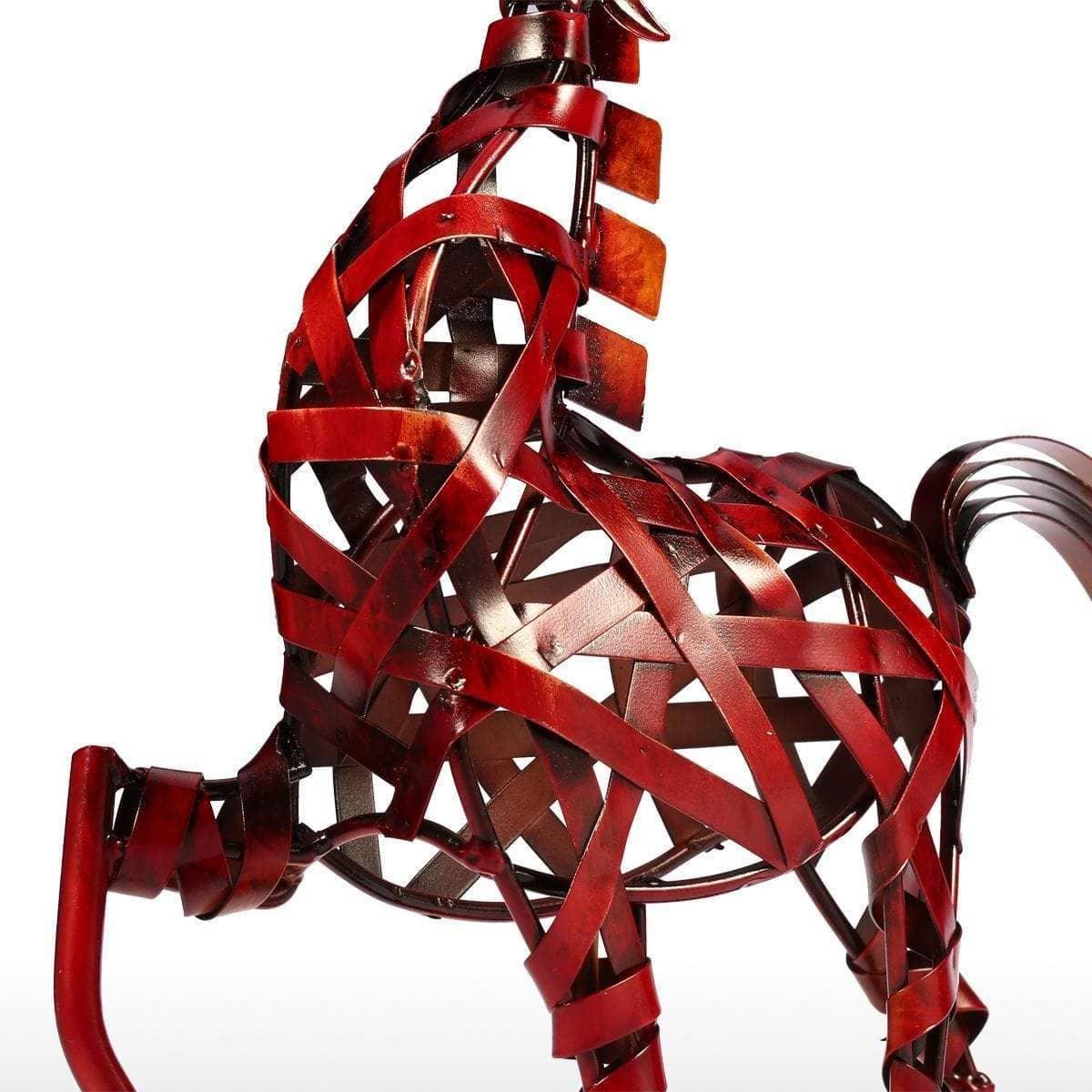 Intricate Weaving Horse Home Decor: A Unique, Artistic Touch