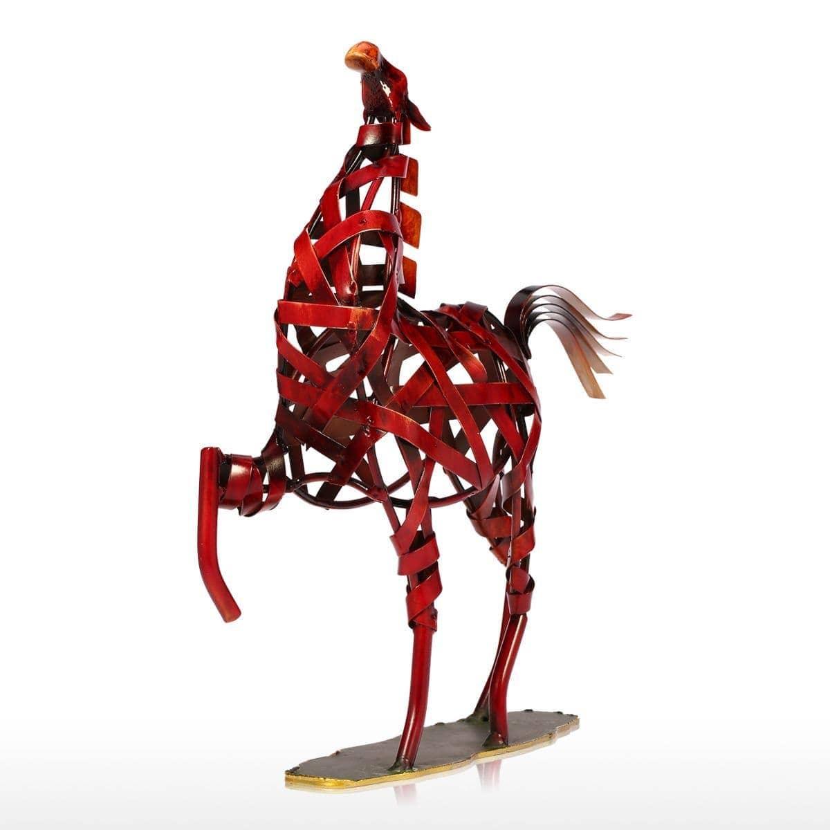 Intricate Weaving Horse Home Decor: A Unique, Artistic Touch