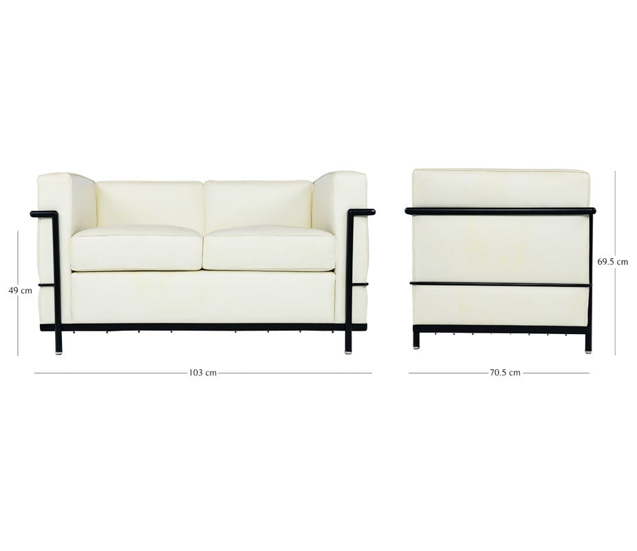 LC2 Petit Style 2 Seater Sofa