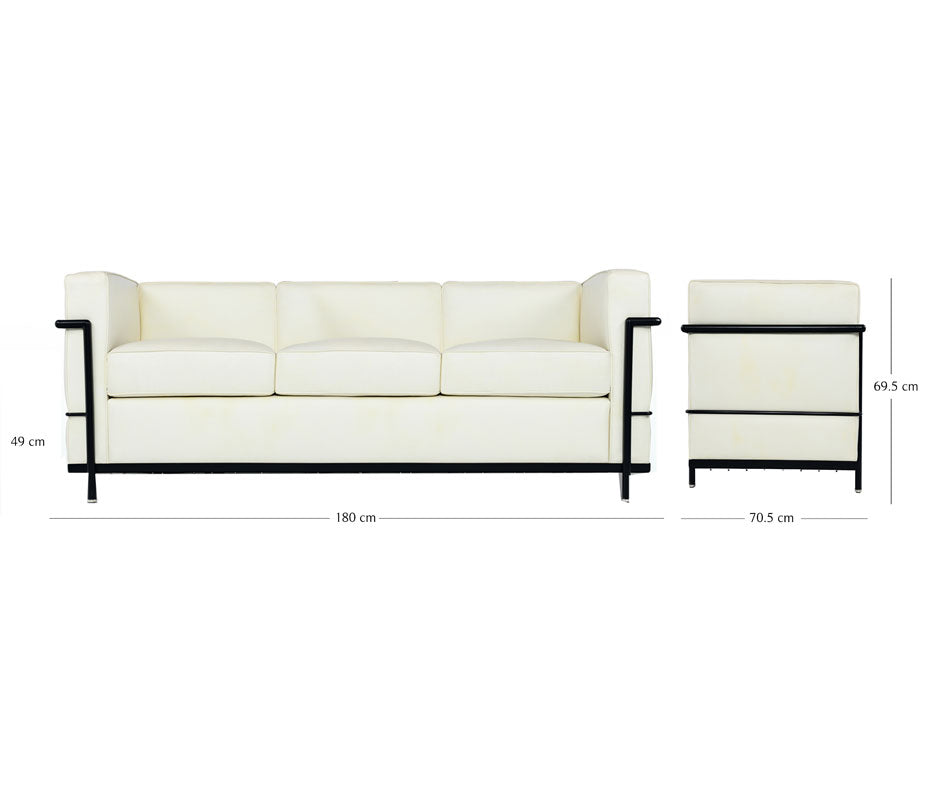 LC2 Petit Style 3 Seater Sofa