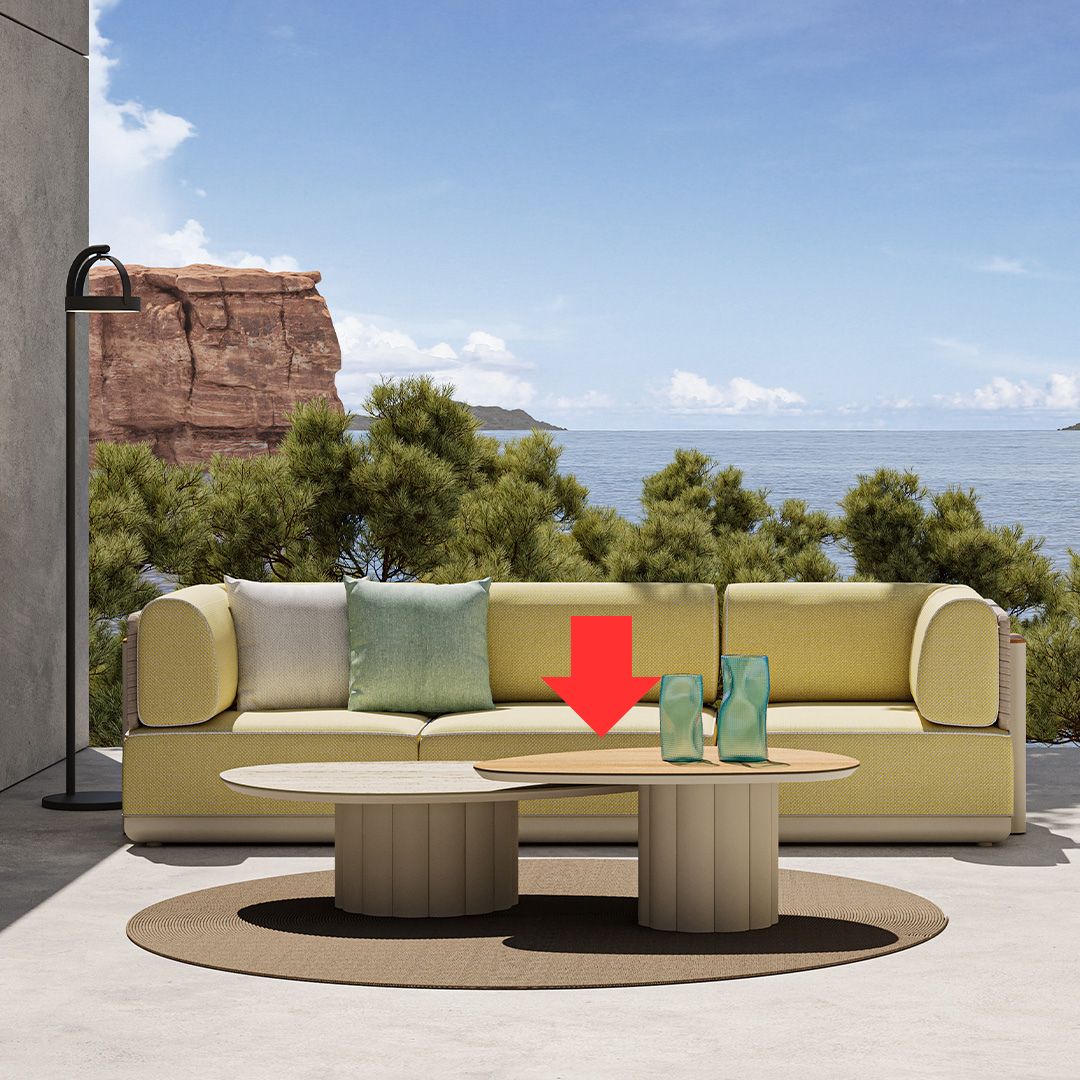 Lotus Outdoor Coffee Table KT8602H63HPL-High