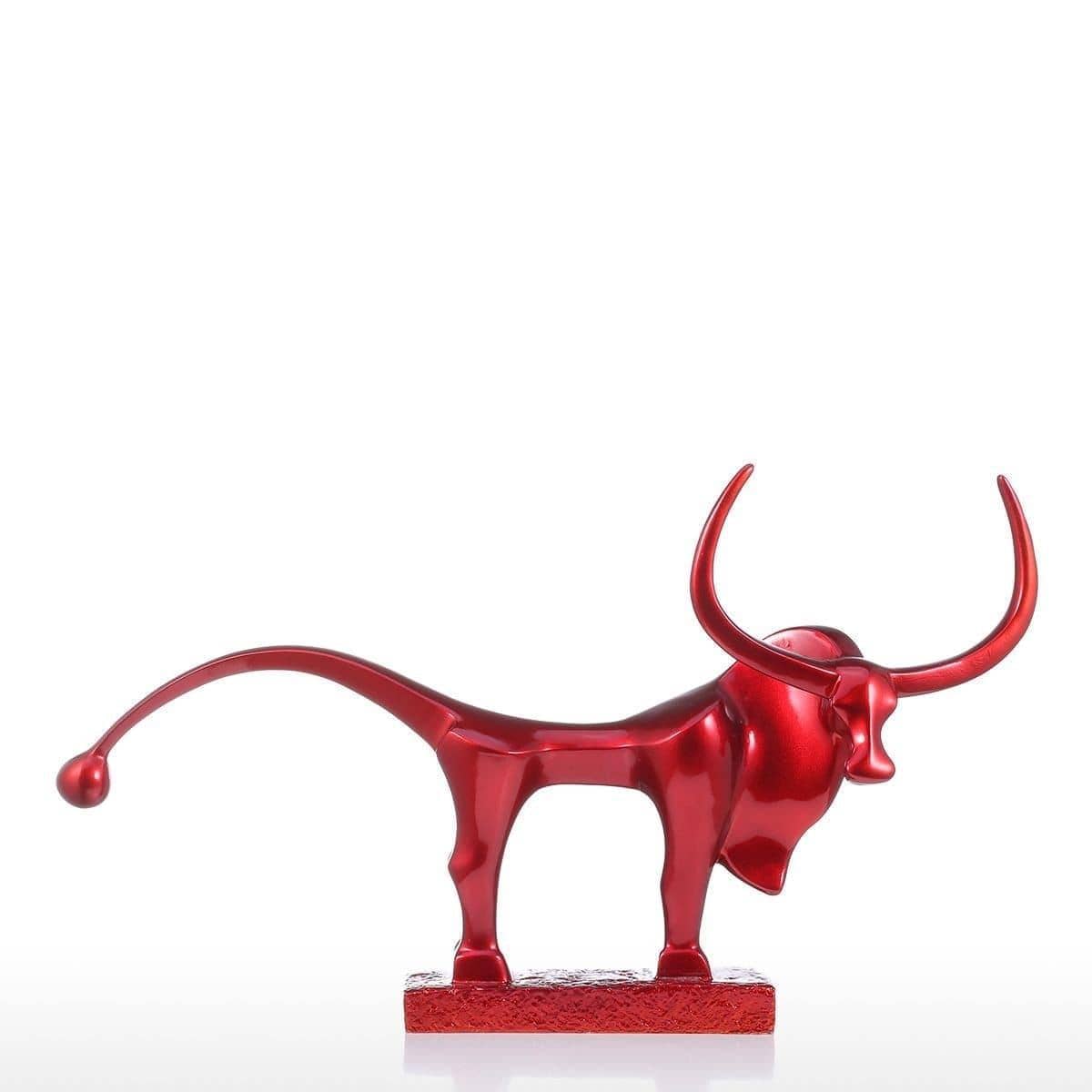 Long Tail Cattle Art - Modern Home Decor