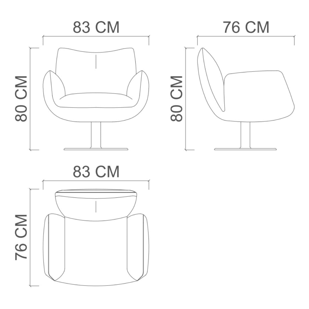 MILA Amara Armchair YL-MILA-ARMCHAIR