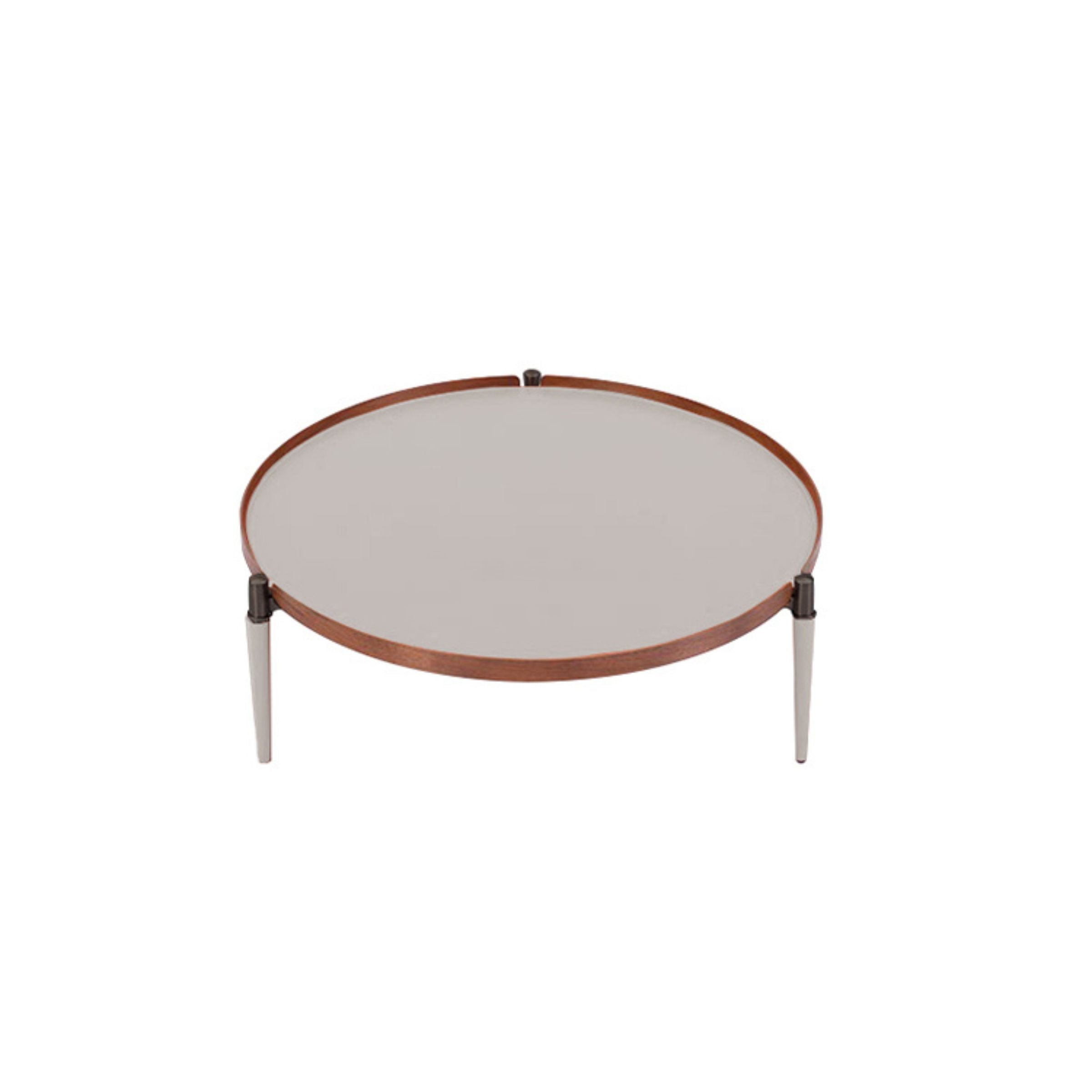 saddle leather Coffee table  MLL-D17