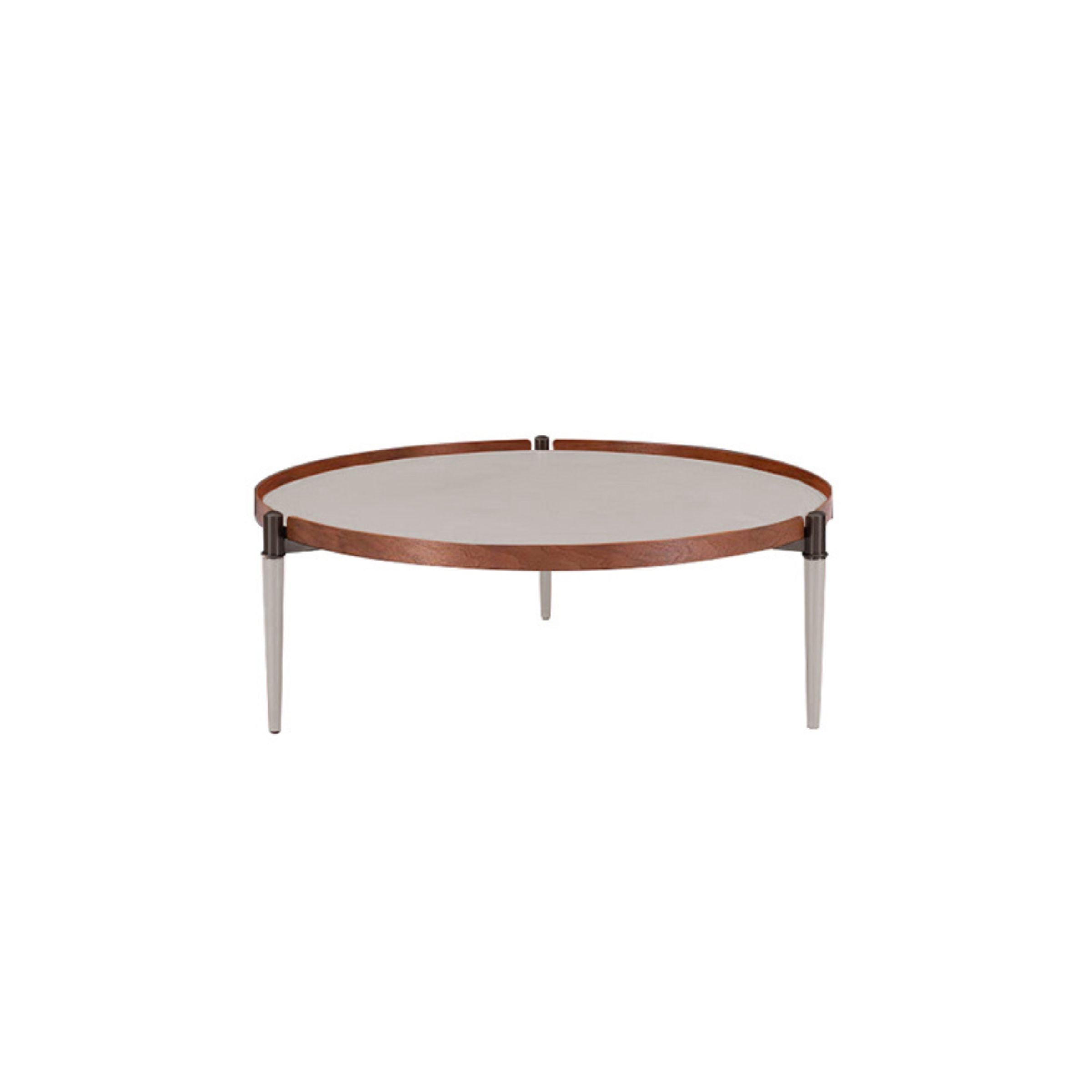 saddle leather Coffee table  MLL-D17