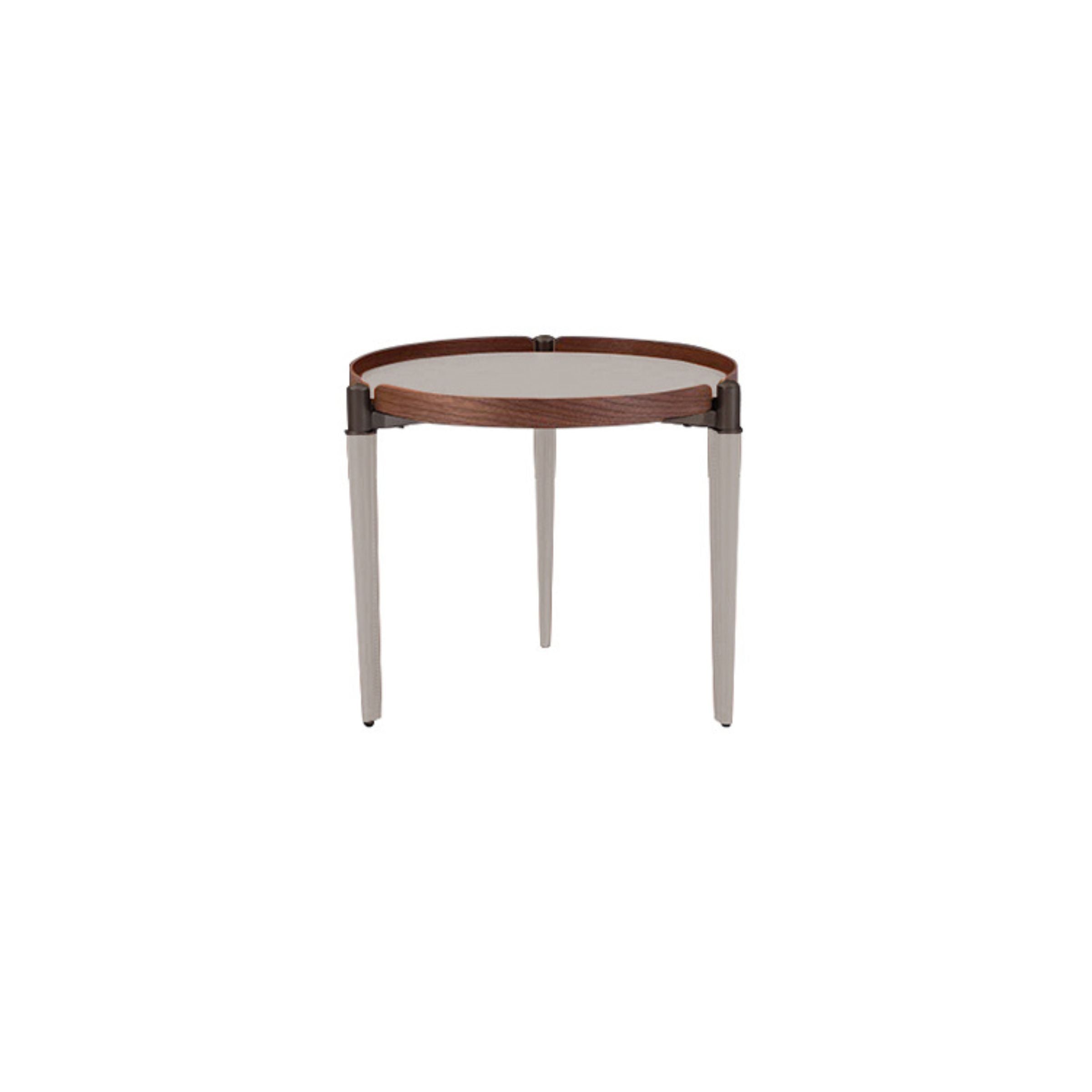 saddle leather Side Table MLL-D16