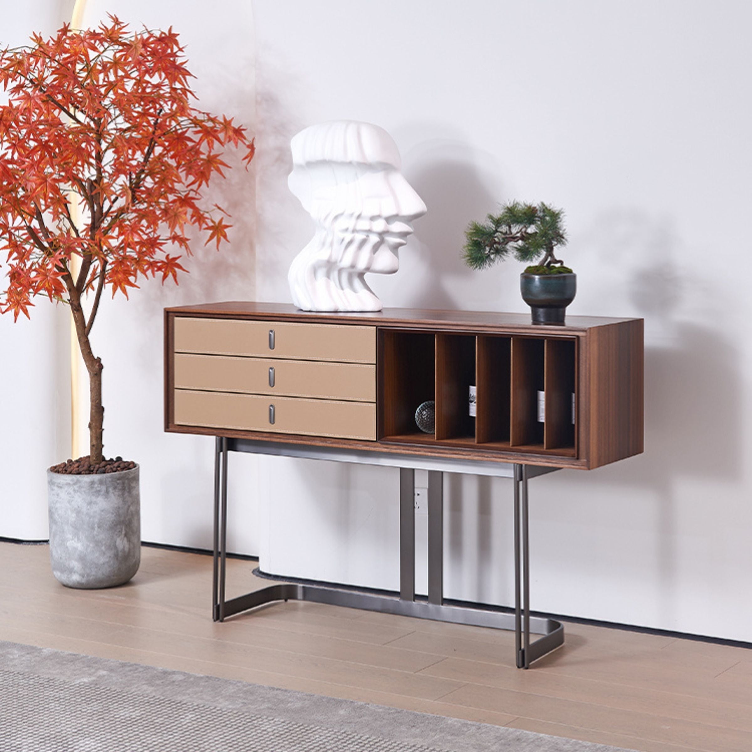 saddle leather Sideboard MLL-X01