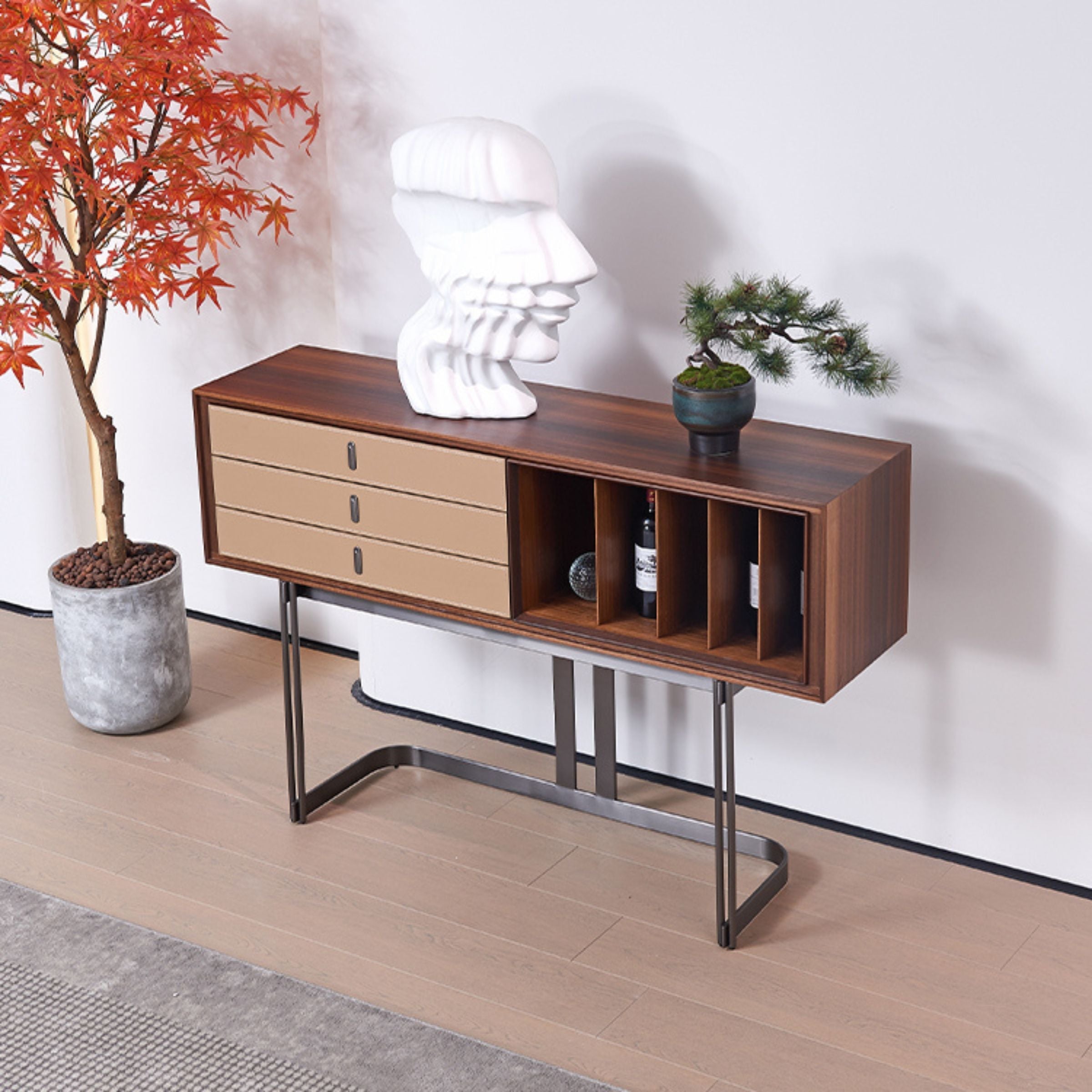 saddle leather Sideboard MLL-X01