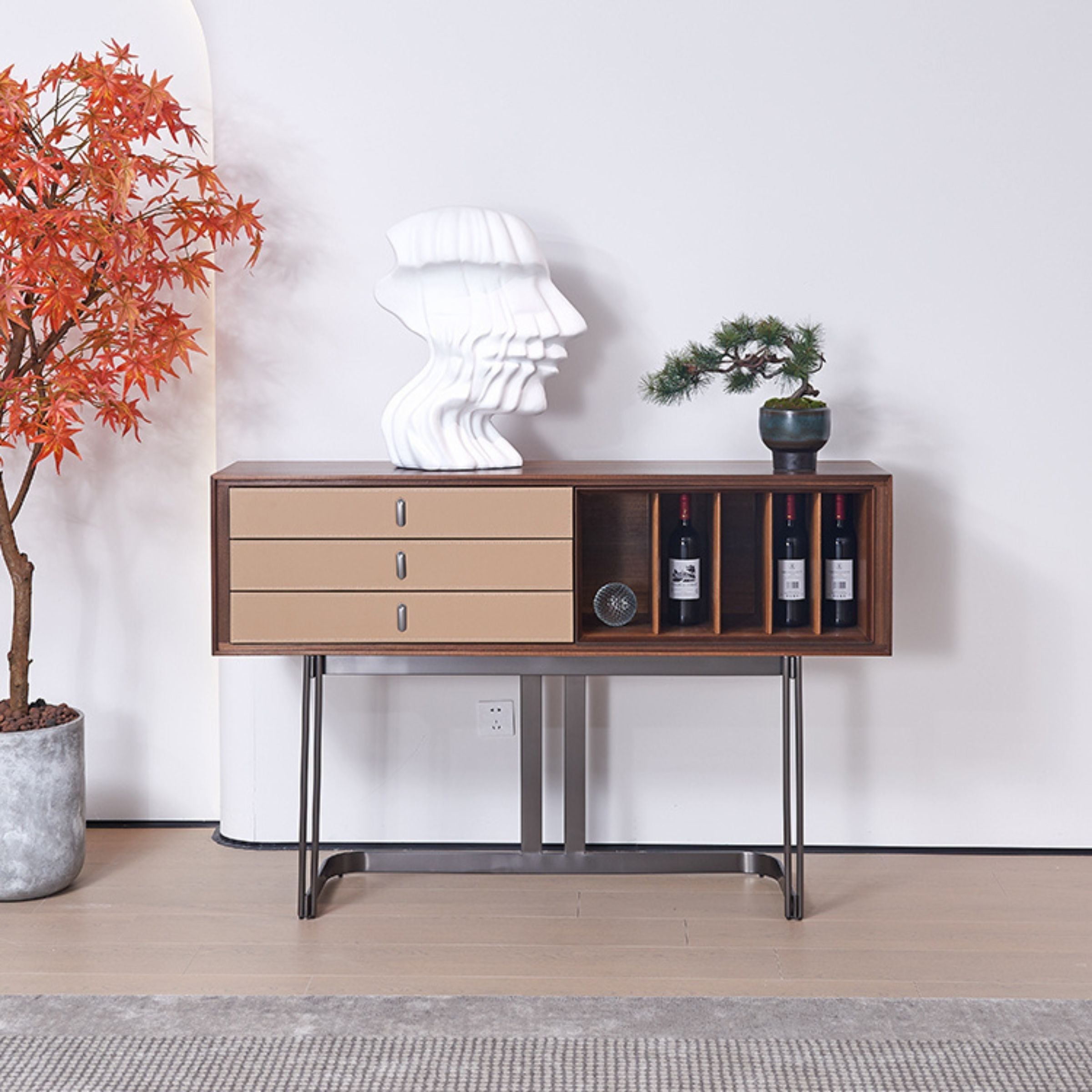 saddle leather Sideboard MLL-X01