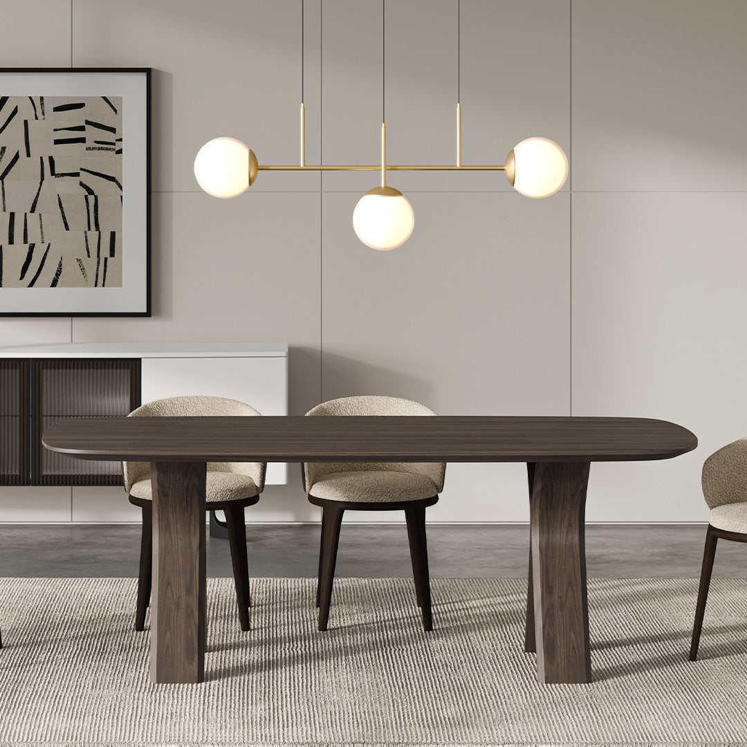 MONZA (GREY) Dining Table 208 cm YL-MONZA-TABLE