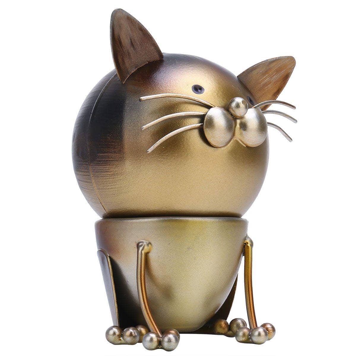 Magnetic Whisker Friend: Rotating Cat Iron Decor