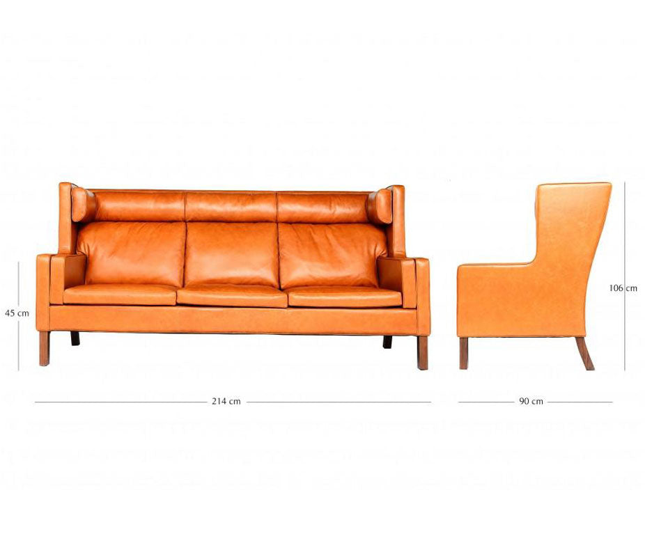 Mogensen Style 3 Seater Sofa