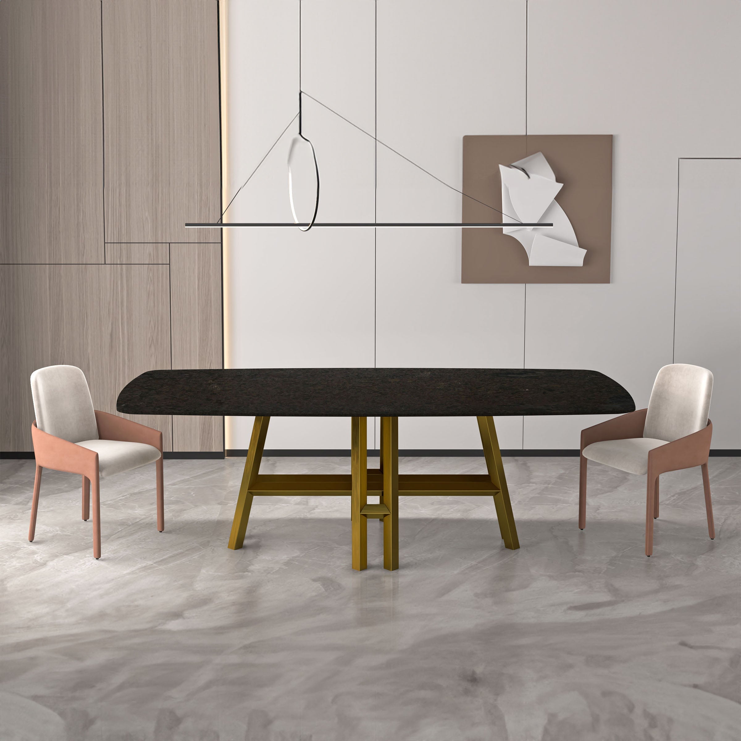 Montreal Natural Stone Dining Table 305DTS24