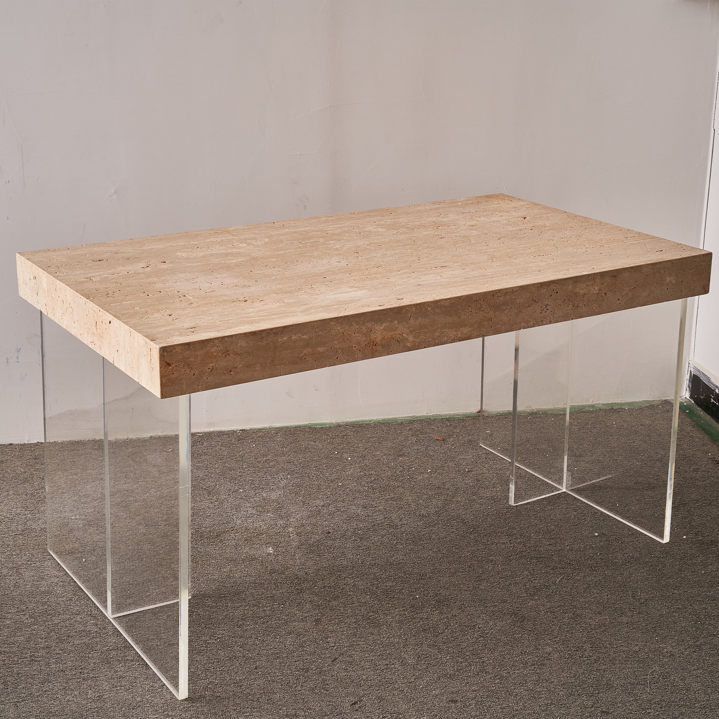 Natural Travertine Office/Conference Table JA013