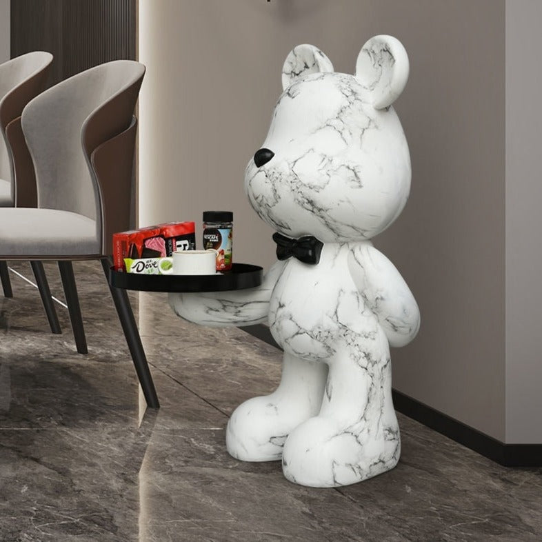 Nordic Bear Sculpture - Resin Statue for Stylish Home Decor