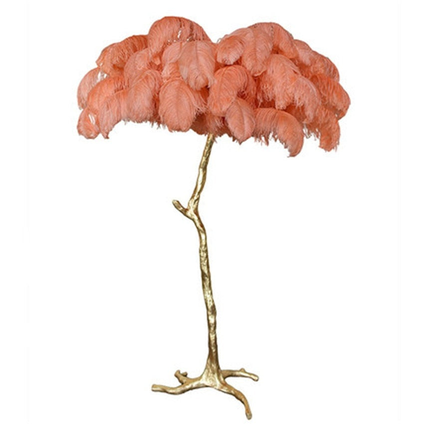 Ostrich Feather Lamp - Magical Warmth and Soft Glow for Comfort Style