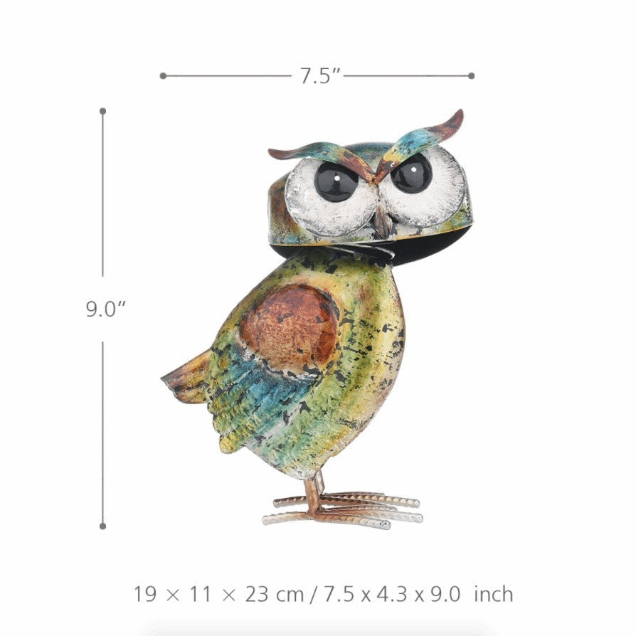 Owl Sculpture Ornament - Modern Home Decor