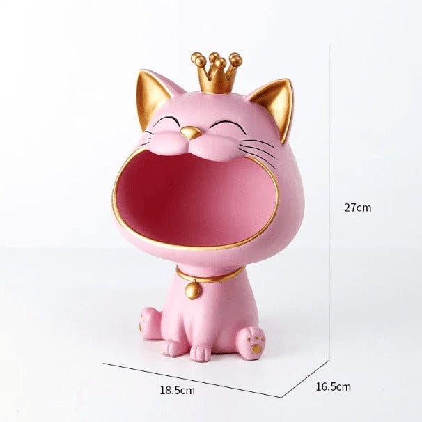 Personalized Lucky Cat Coin Storage Statue - Stylish Home Decor