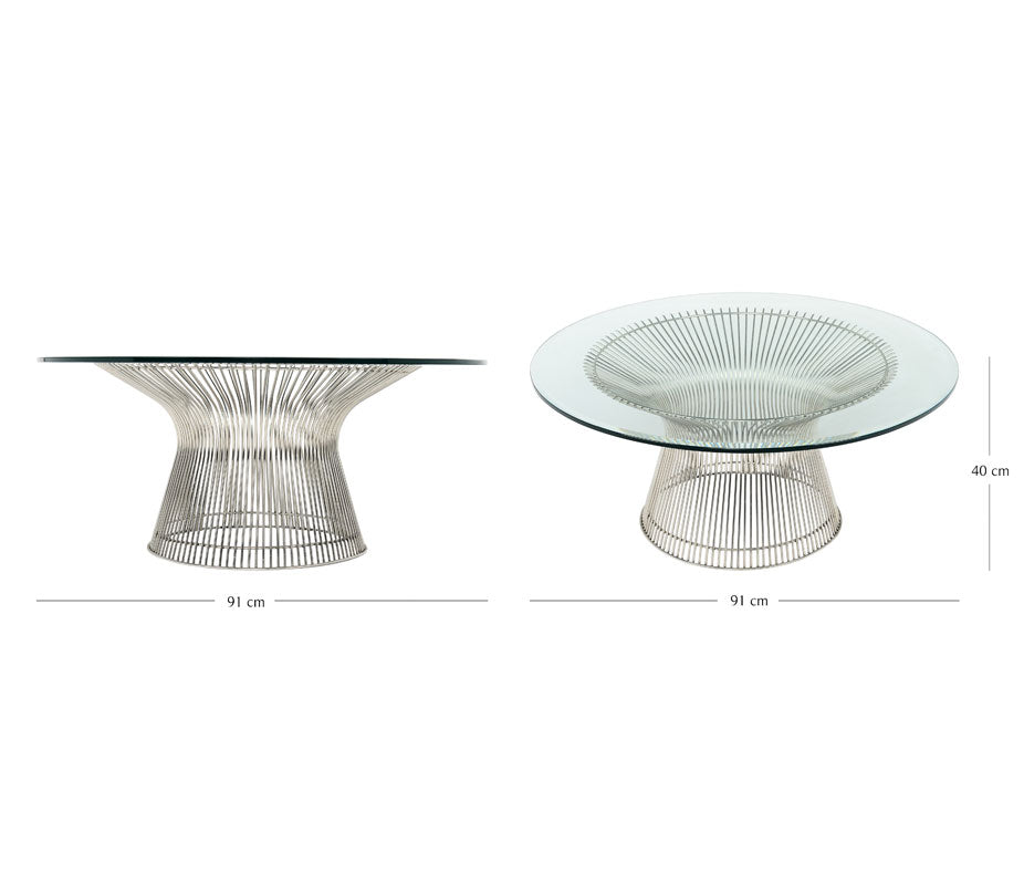 Platner Style Coffee Table