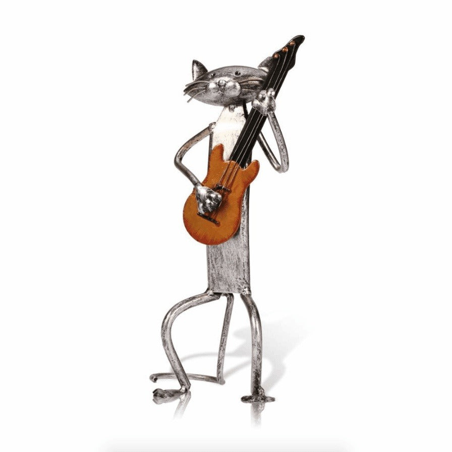 Pop Music Singing Cat Art - Personalized Whimsical Decor