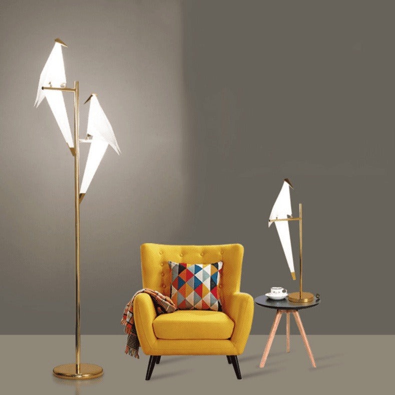 Post Modern Shaken Bird LED Floor Lamp - Nordic Stylish Lighting