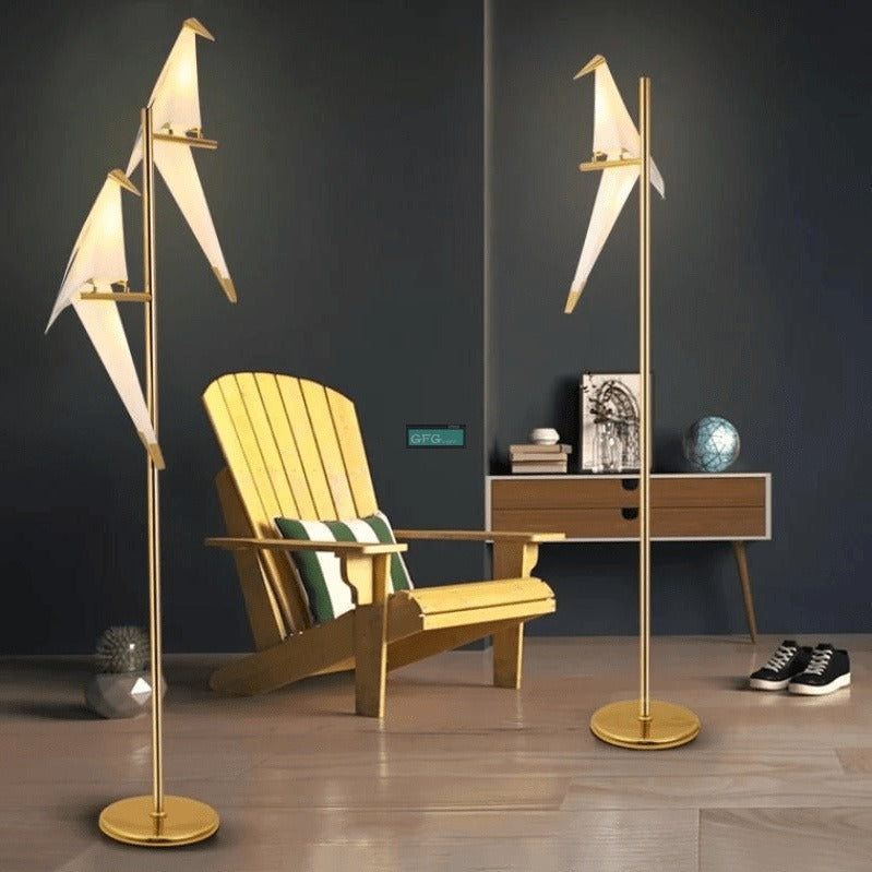 Post Modern Shaken Bird LED Floor Lamp - Nordic Stylish Lighting