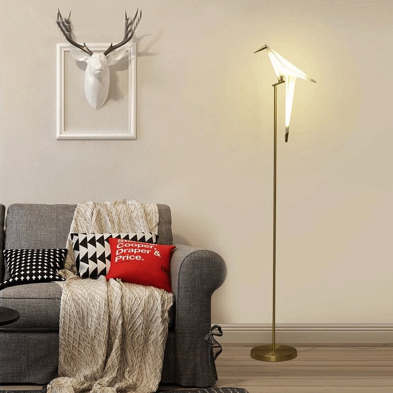 Post Modern Shaken Bird LED Floor Lamp - Nordic Stylish Lighting