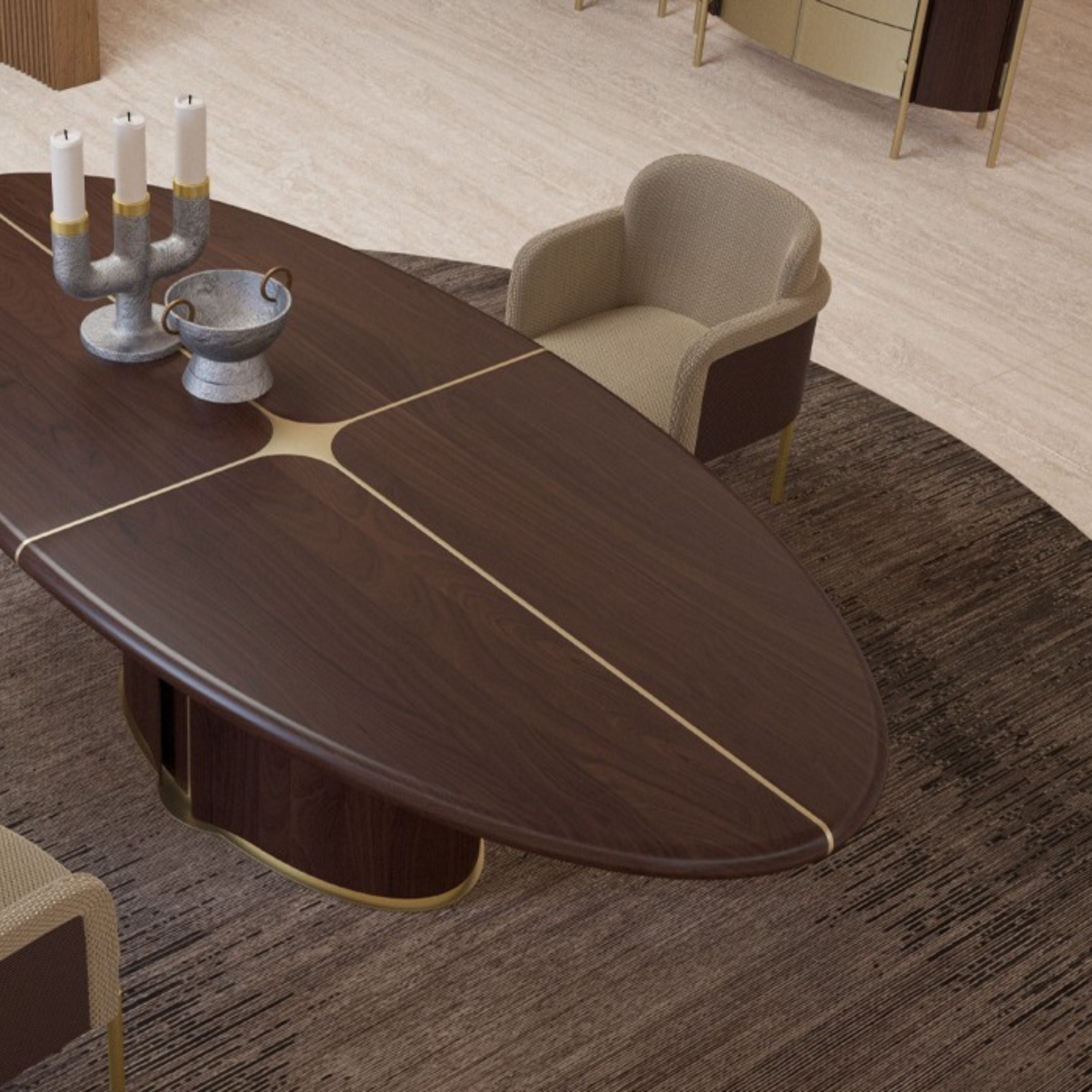 Vega Oval Dining Table 260*120 CM MASVEG001