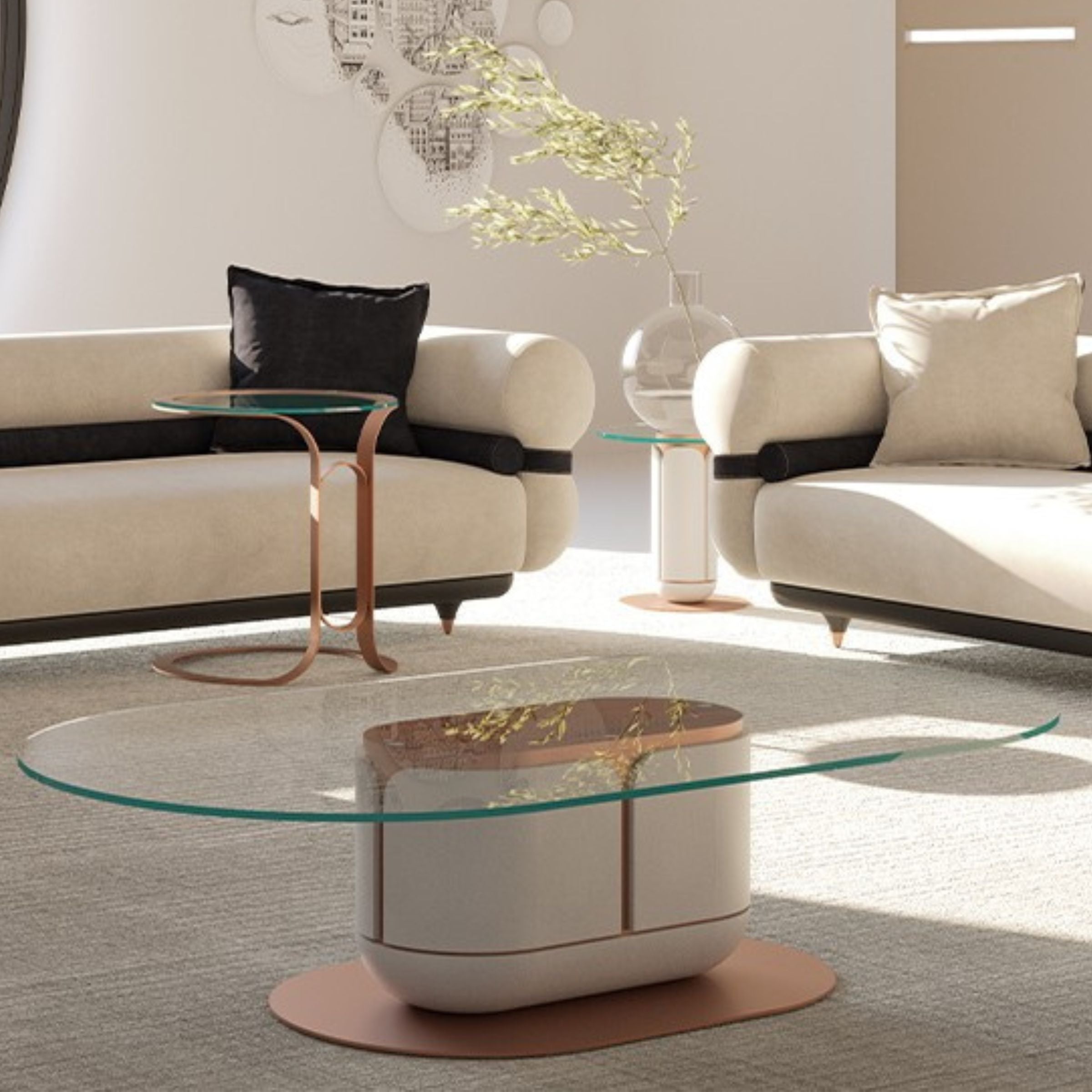 TULIP COFFEE TABLE SHOTLP001