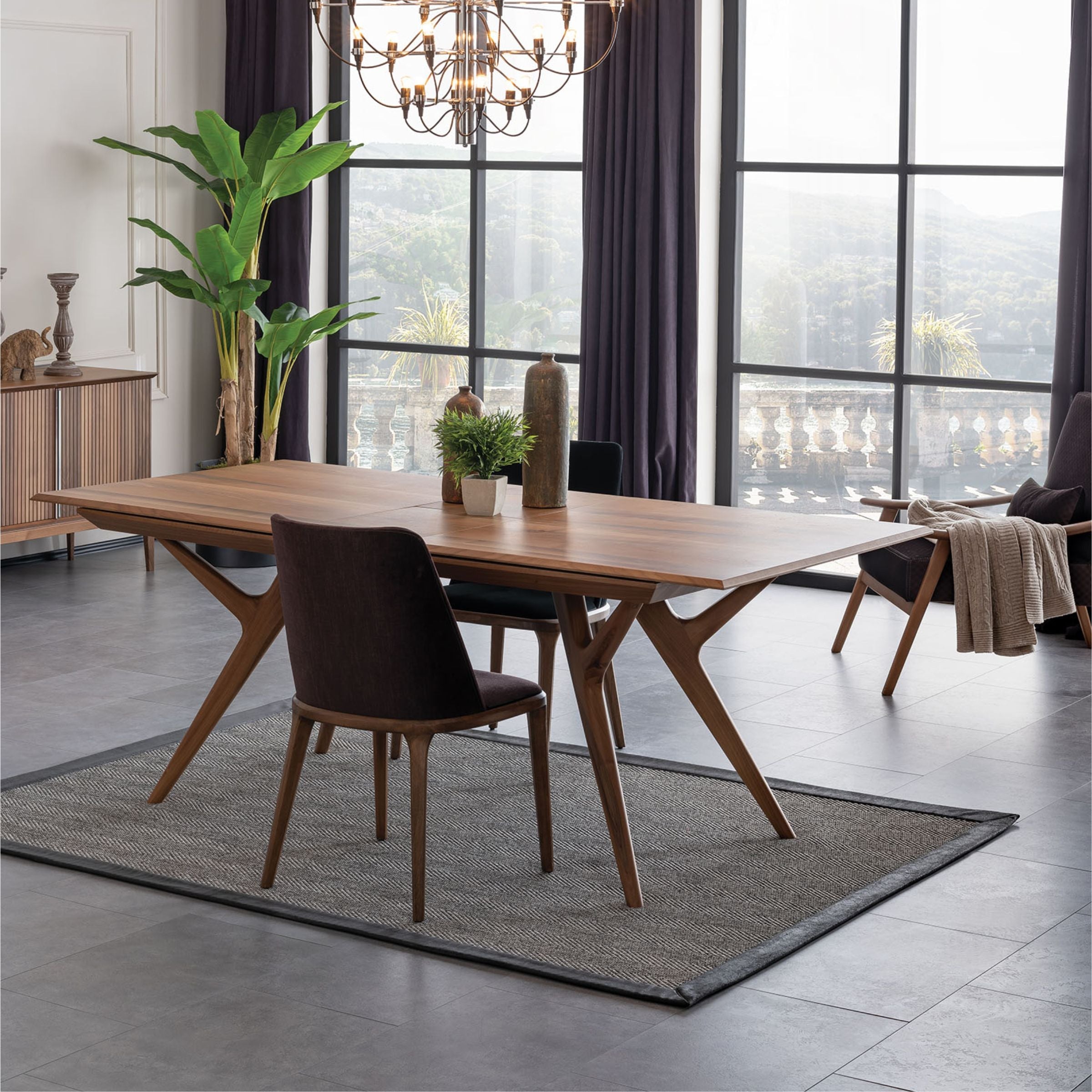 Aspendos Extendable Dining Table SBRN-ASPNDT