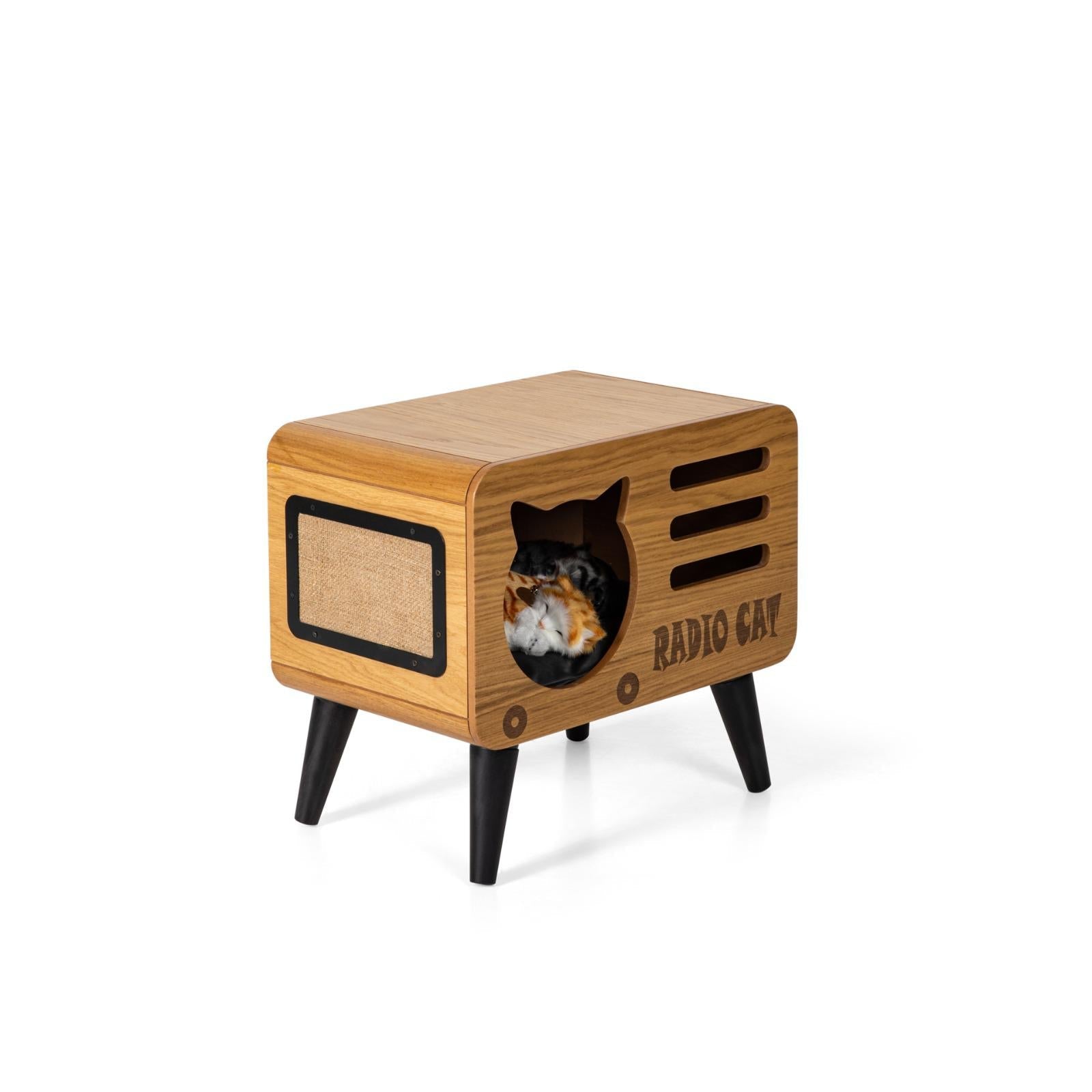 Cat house & Vintage Radio Coffee Table HW-RCS1CT