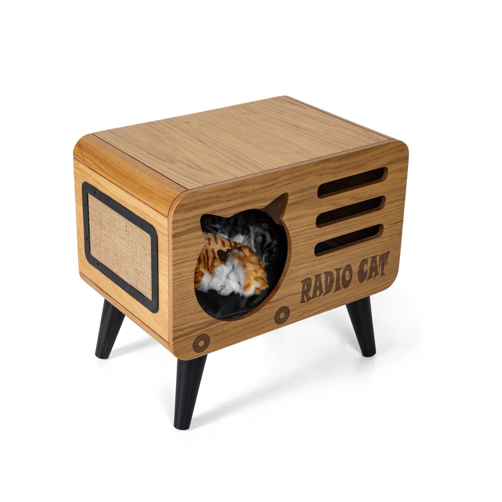 Cat house & Vintage Radio Coffee Table HW-RCS1CT