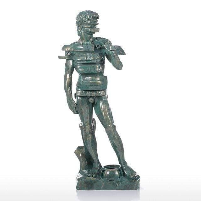 Resin David Statue - Striking Contemporary Decor